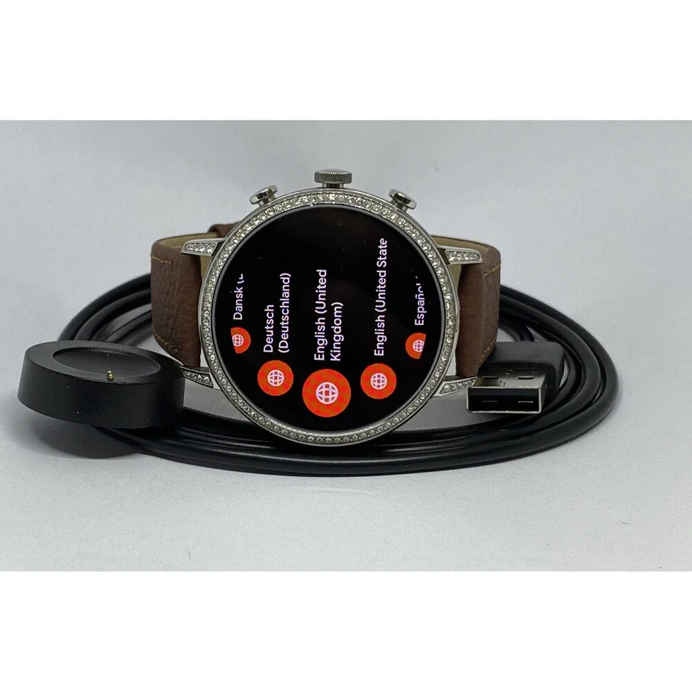 Fossil Gen 4 Authentic Digital Dial Smart Watch Custom Band FTW6013 DC428